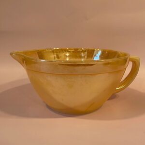 Fire King, Peach Lusterware with Laurel, Batter Mixing Bowl No Chips Collectible
